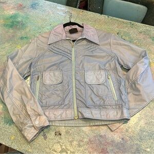70s Super Fly Windbreaker Racer Jacket